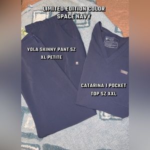 FIGS set space navy, Womens XL, XXL